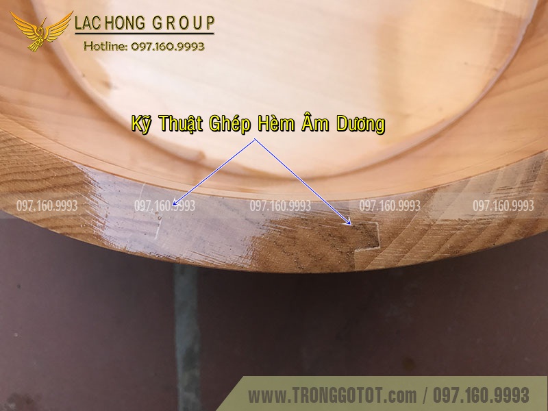 chậu ngâm chân gỗ thông