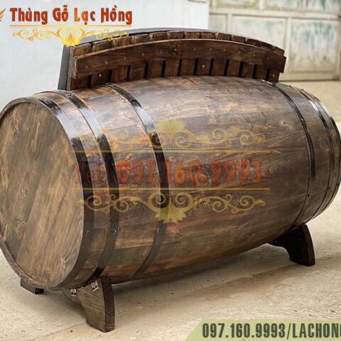 thùng rượu trang trí